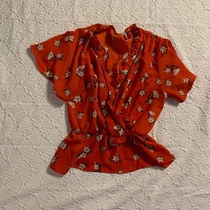 Sheer Blouse - peplum